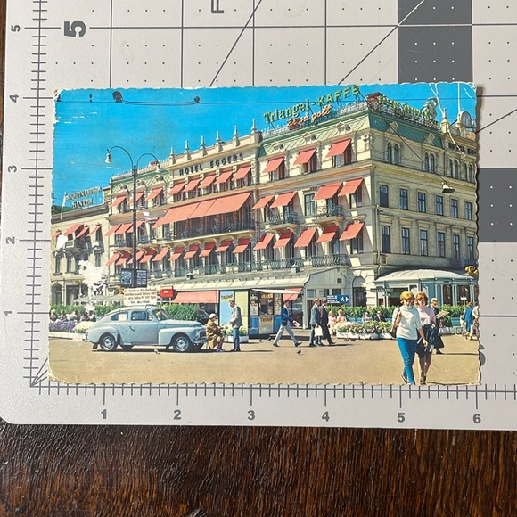 Vintage postcard, Hotel Eggers and Triangle - Kaffe, Göteborg souvenir postcard - Picture 4 of 6